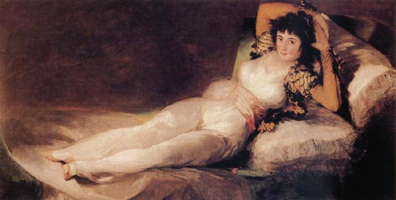 Francisco Jose de Goya The Clothed Maja oil painting image